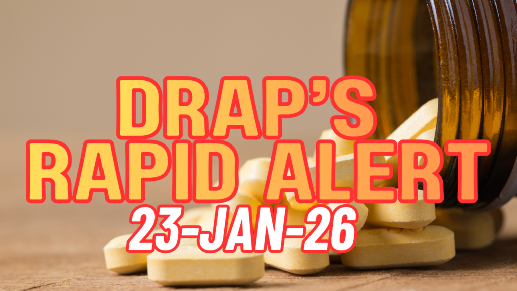 DRAP's rapid alert of spurious medicines