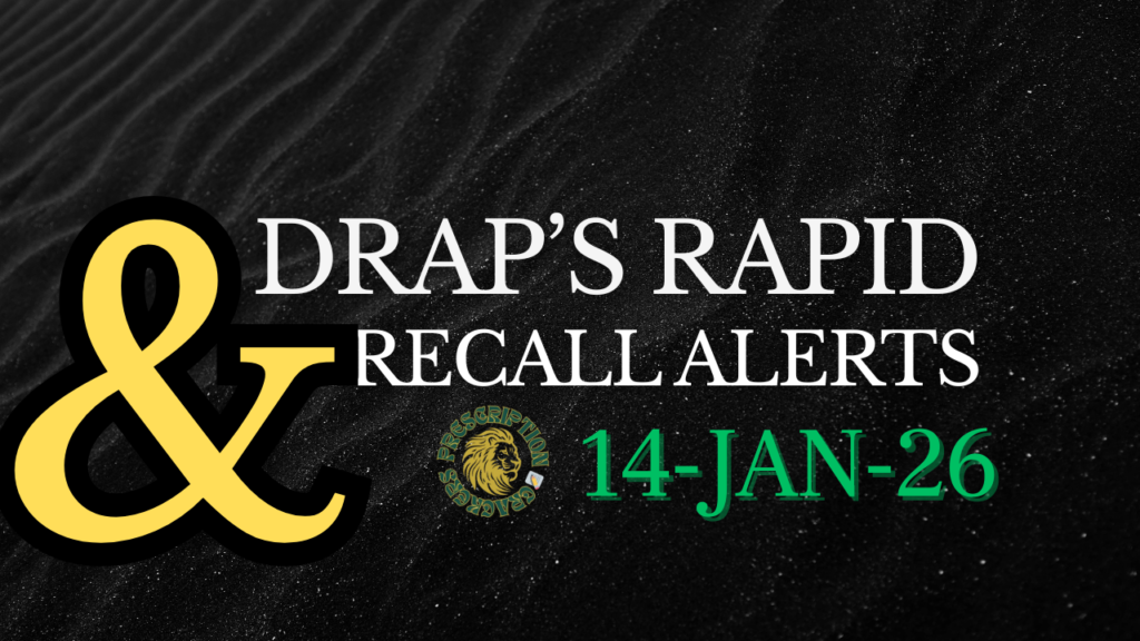 Drap rapid and recall alert