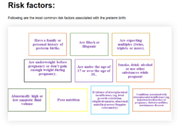 Risk factors of preterm birth (by: prescriptioncracker.com